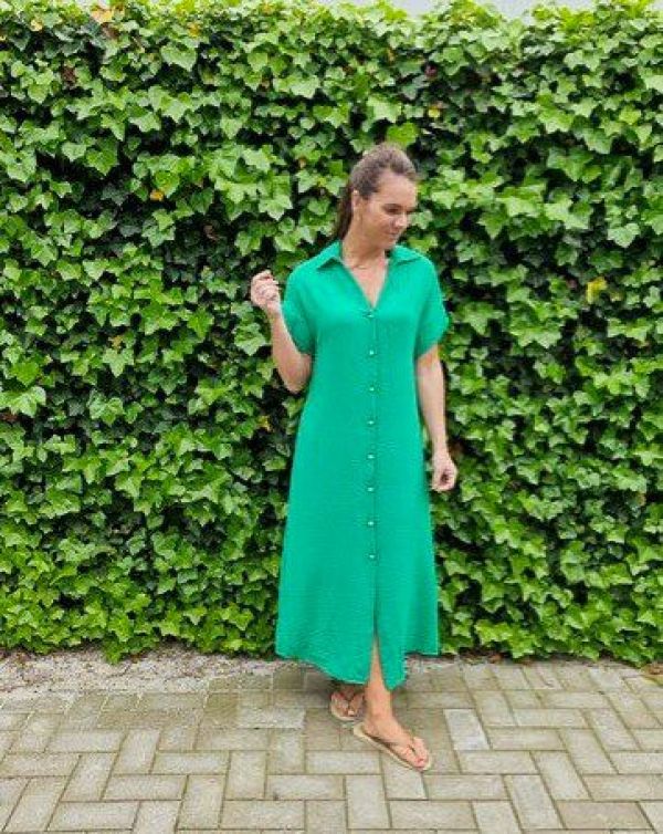 Queens  Green  (Tessy dress - Green - 89738 (5)) - Queens Fashion